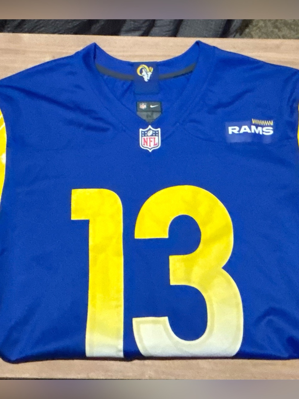 NFL LOS ANGELES RAMS Stetson Bennett  IV  #13 BLUE NFL SIZE medium